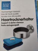 Haartrocknerhalter Easy Home Edelstahl ohne Bohren neu