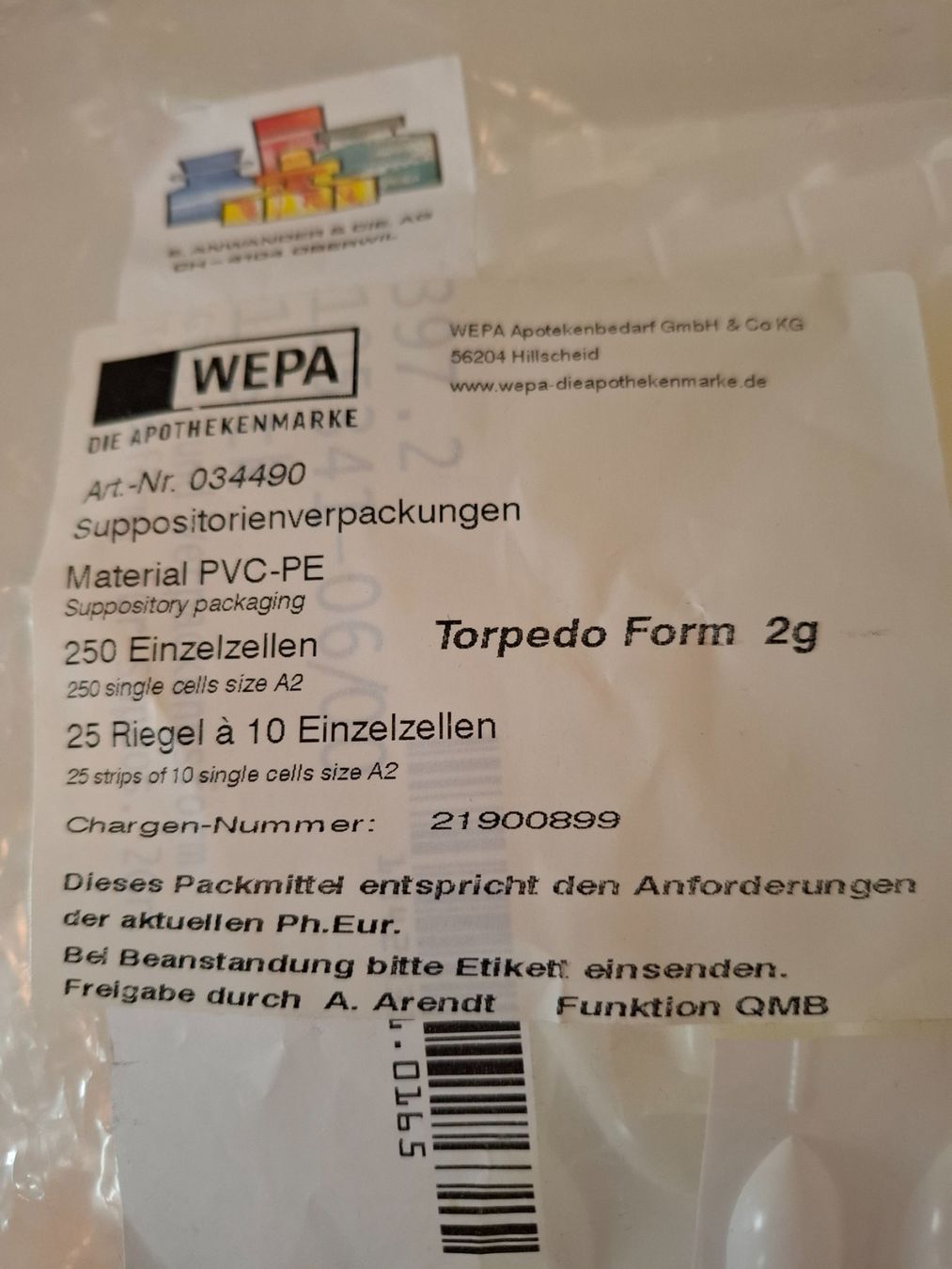 Behälter & Ähnliches: Zäpfchenform – Neu (gemäss Beschreibung) aus Zürich von honolulu4711 2