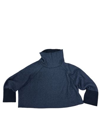 Zara Woman Turtleneck Sweater Size S Blue Grey Warm Winter T