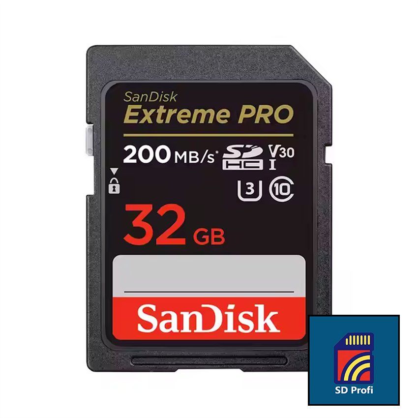 Sandisk Schede di memoria: SD-Karte  SanDisk Extreme Pro 32GB – Nuovo e nell'imballaggio originale da Basel venduto da sd-profi