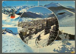 AK color Davos GR 5-Bild-Ansicht,Höhenweh,Rinerhorn ≈ 1979