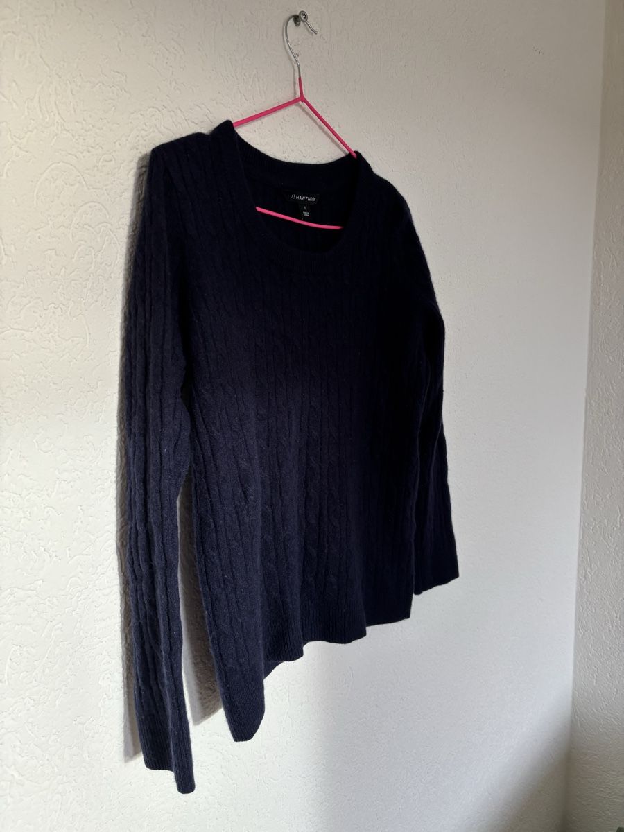 Pulls & Sweat-shirts: Pull 100% cachemire bleu marine – D'occasion à Zürich par dam_552x 3