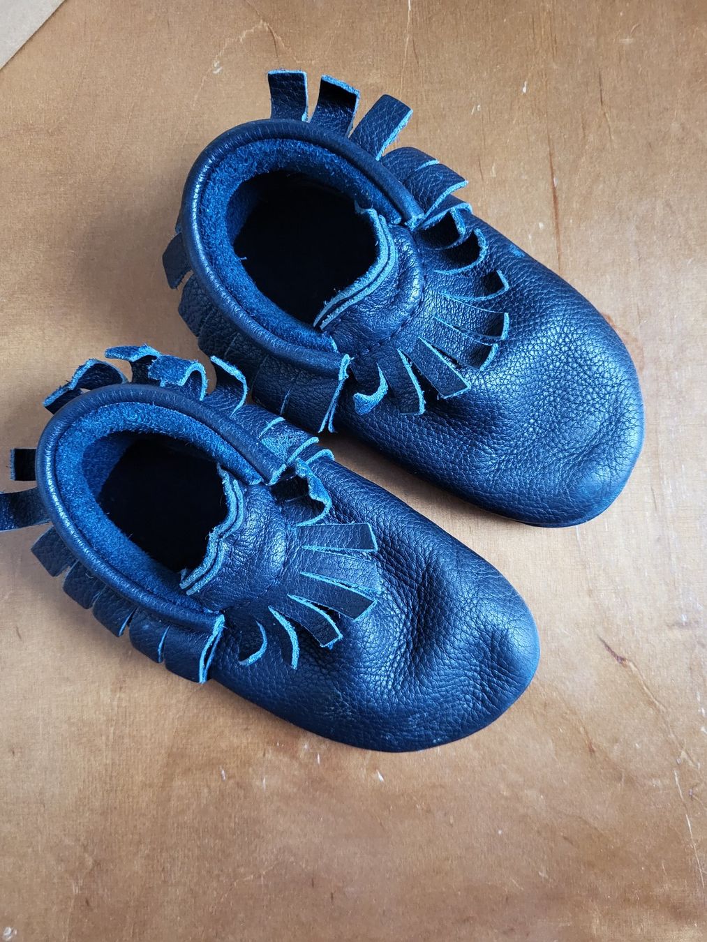 Chaussures garçon: Moccassins bébé en cuir – D'occasion à Yverdon-les-Bains par Emavid 1