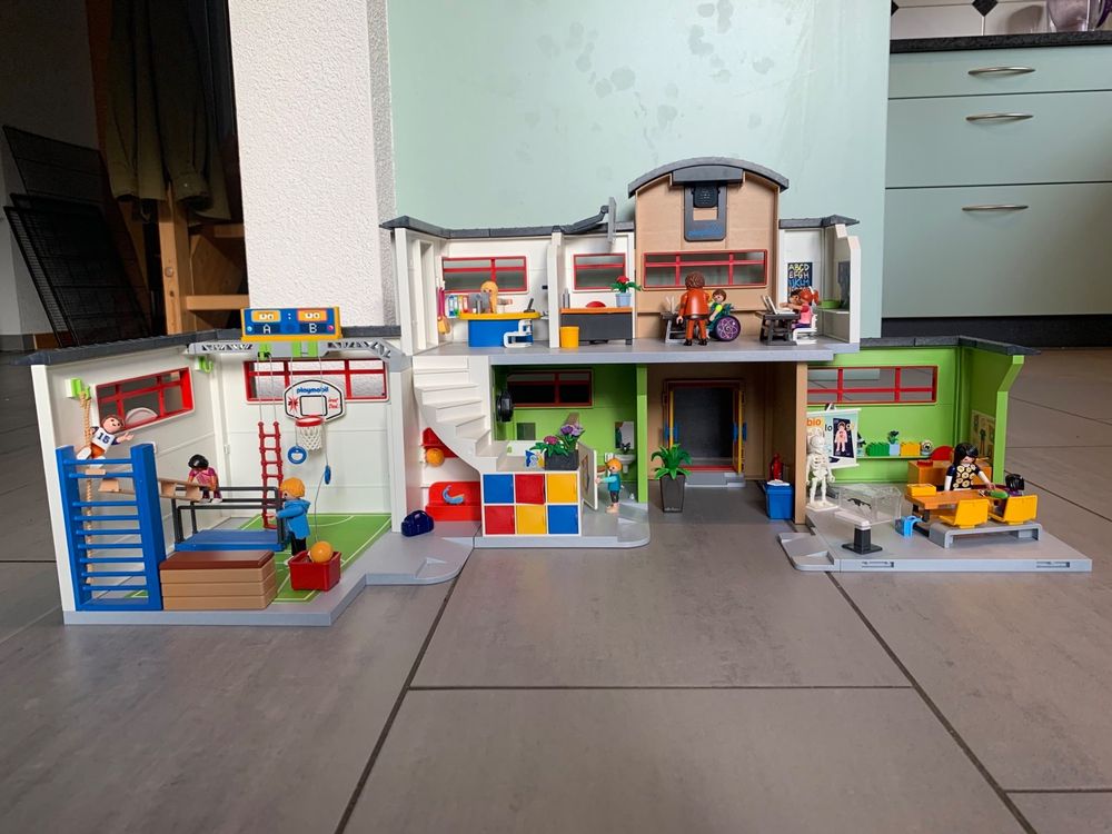 Mode d'emploi Playmobil set 9456 City Life Classe de Physique Chimie
