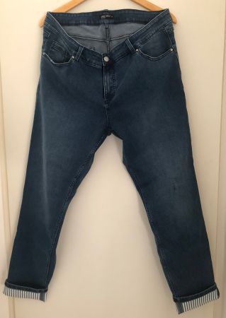 Damen Jeans, Grösse 48, Classic Blau