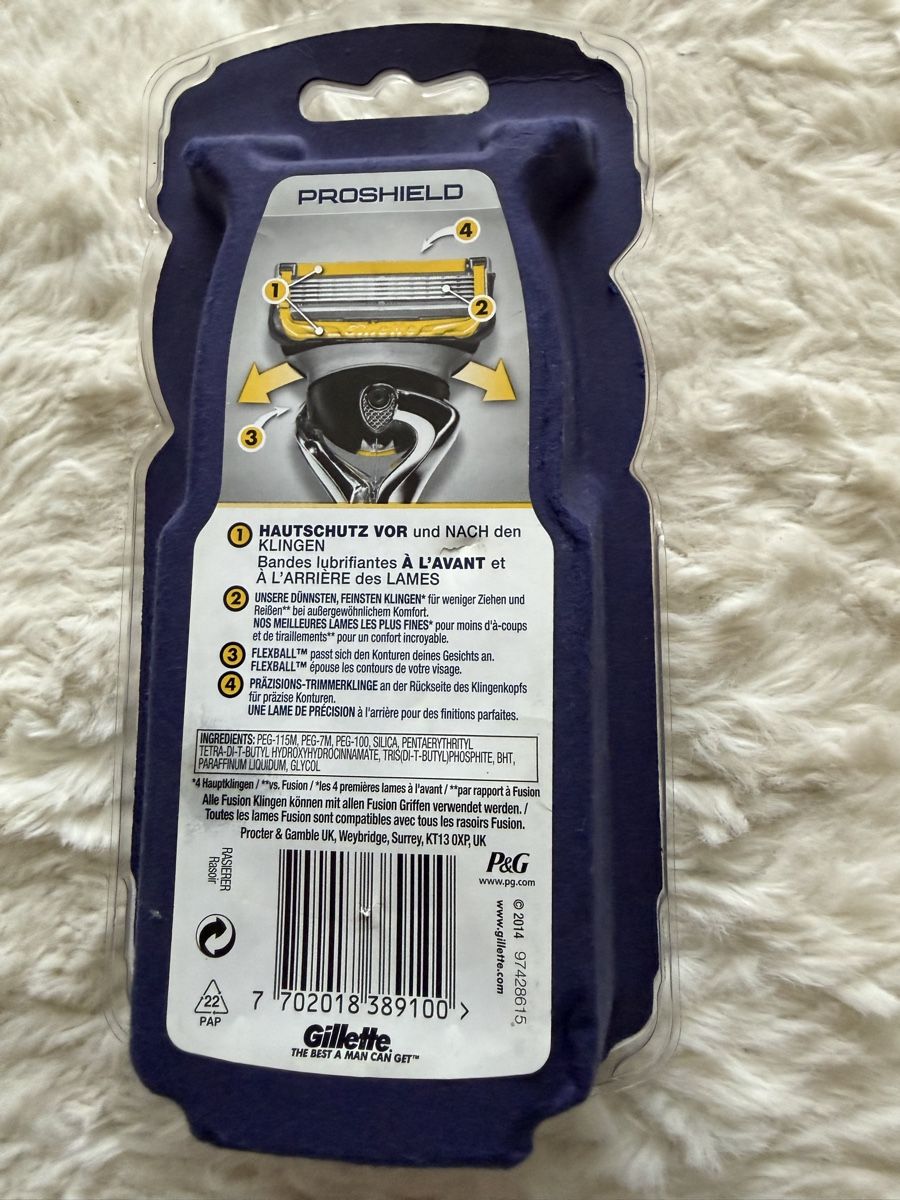 Gillette Rasierapparate & Rasierklingen: Gillette Fusion Proshield neu! – Neu und originalverpackt aus Zug von specki5 1