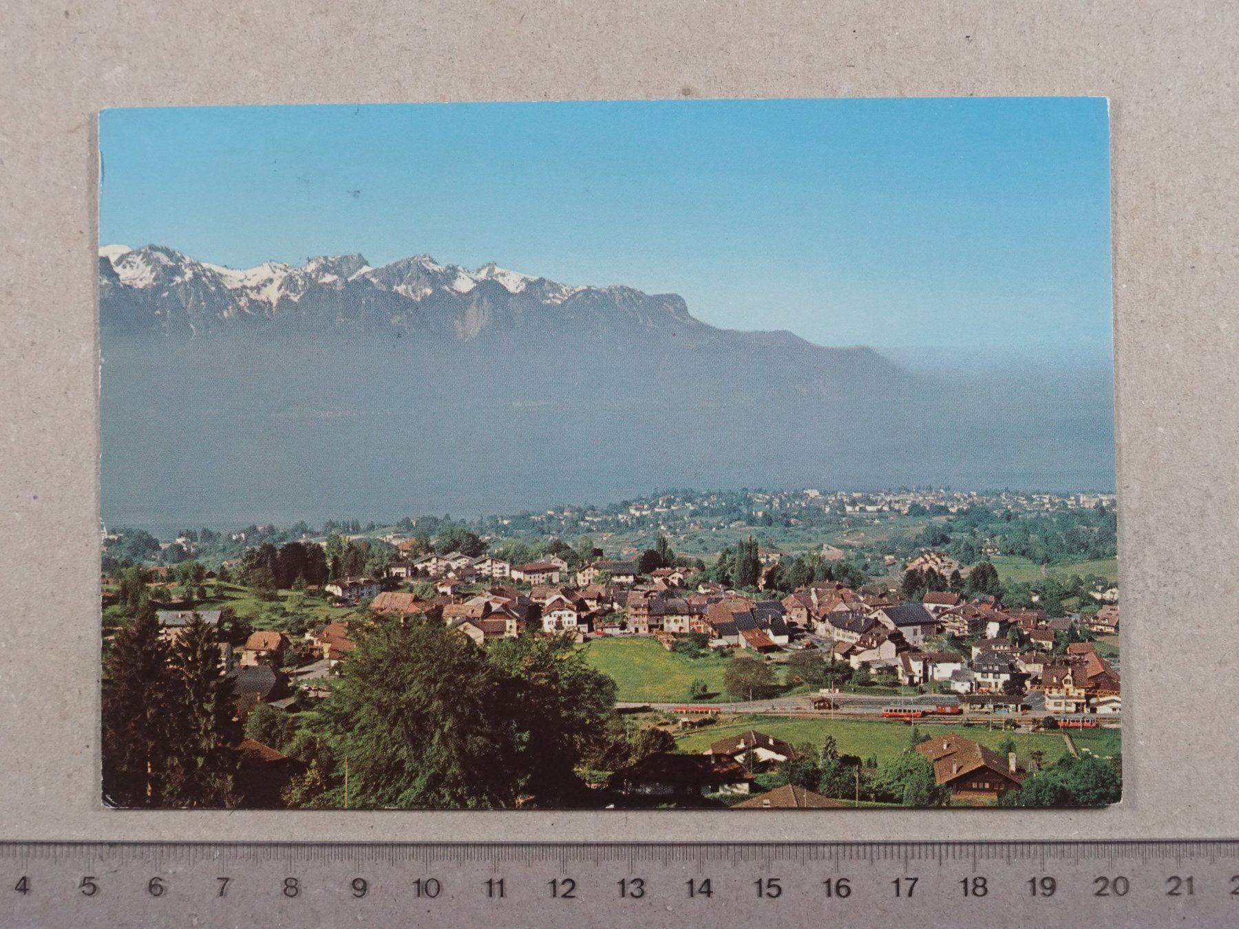 Cartoline postali: Blonay, 1983 – Usato da Lenzburg venduto da fh1