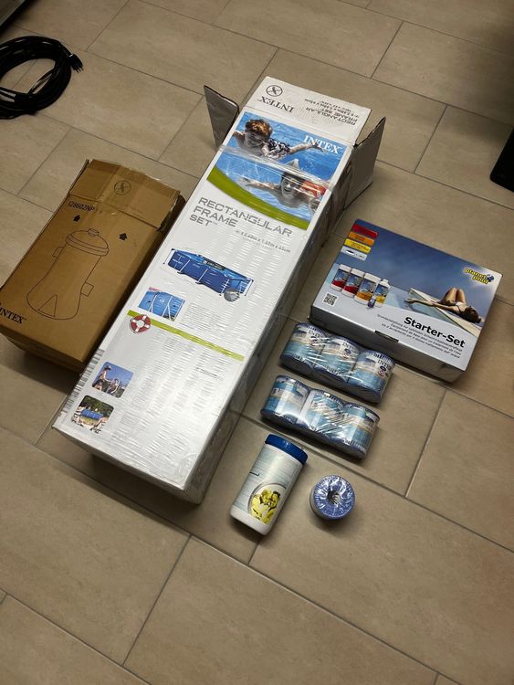 Intex Schwimmbad: Intex Pool mit Pumpe und sehr viel Zubehör – Gebraucht aus Bad Zurzach von Mariolino82 4