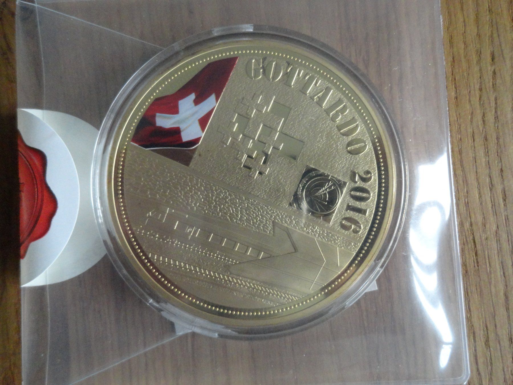Medaillen: Seltene Grosse Medaille Gottardo 2016 - NEU – Neu und originalverpackt aus Gerlafingen von Shiva_74 2