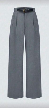 TOP - Elegante Hose, grau, Grösse S
