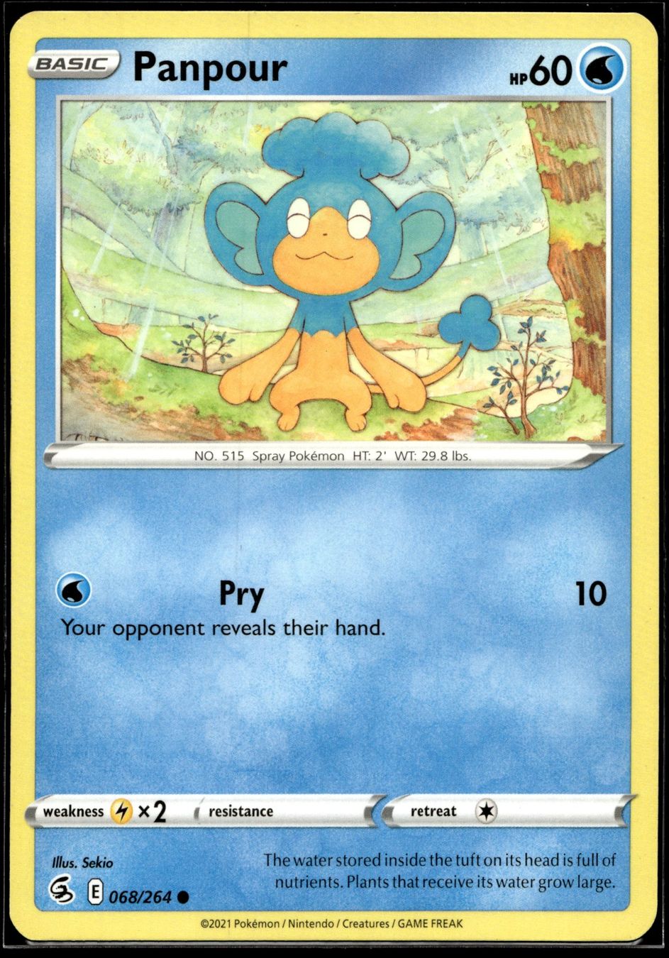Pokémon Carte collezionabili: Panpour (FST EN 068//264) – Usato da Affoltern am Albis venduto da Chiesa_5 2