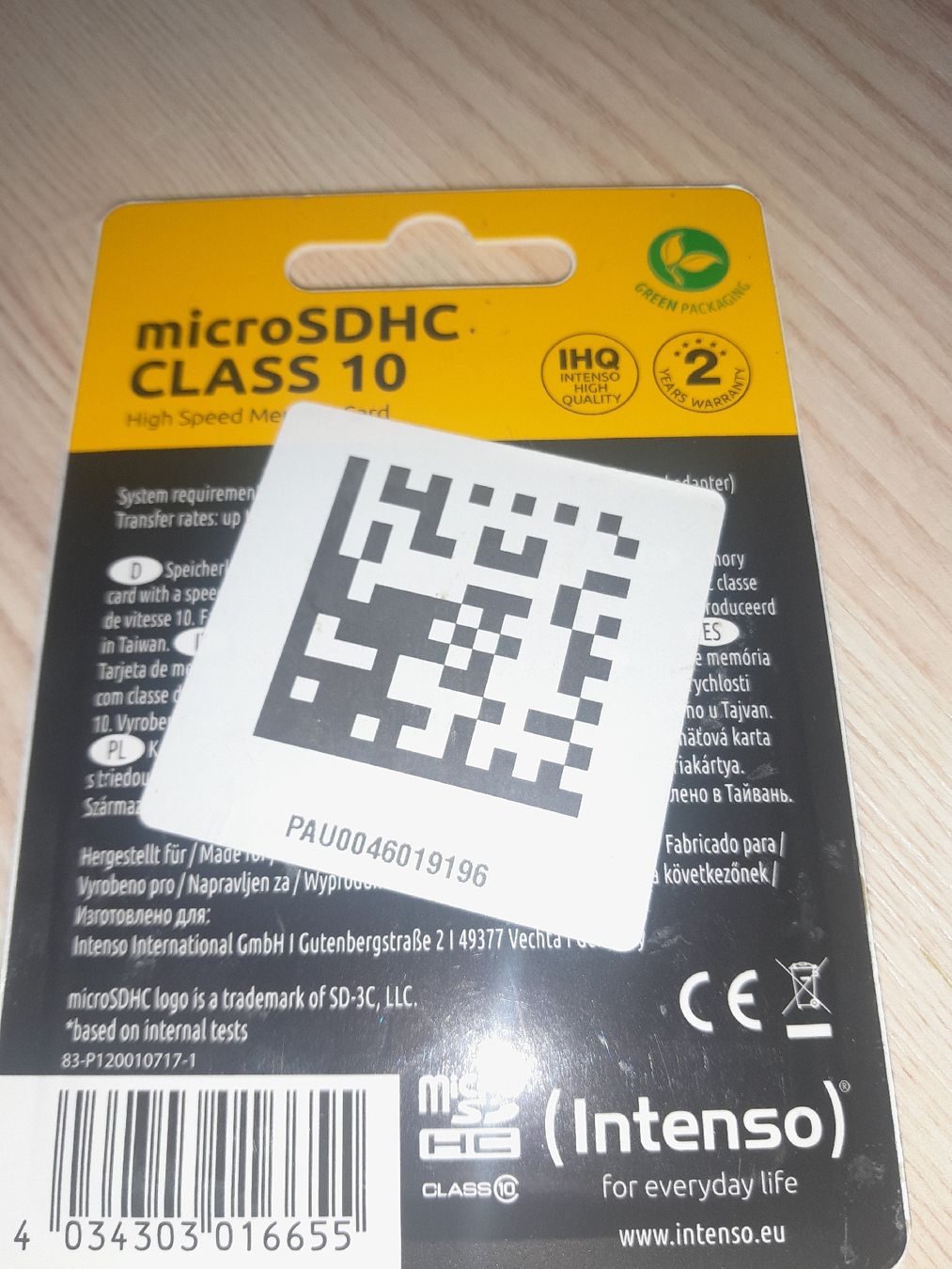 Speicherkarten: Intenso microSDHC Class 10 32GB neu – Neu und originalverpackt aus Fraubrunnen von dafoers 1
