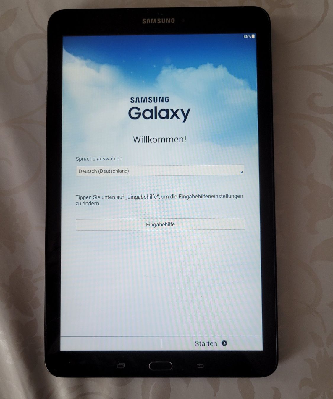 Samsung Tablet PC: Tablet Samsung Galaxy Tab E SM-T560 Schwarz – Defekt aus Dörflingen von tucson16