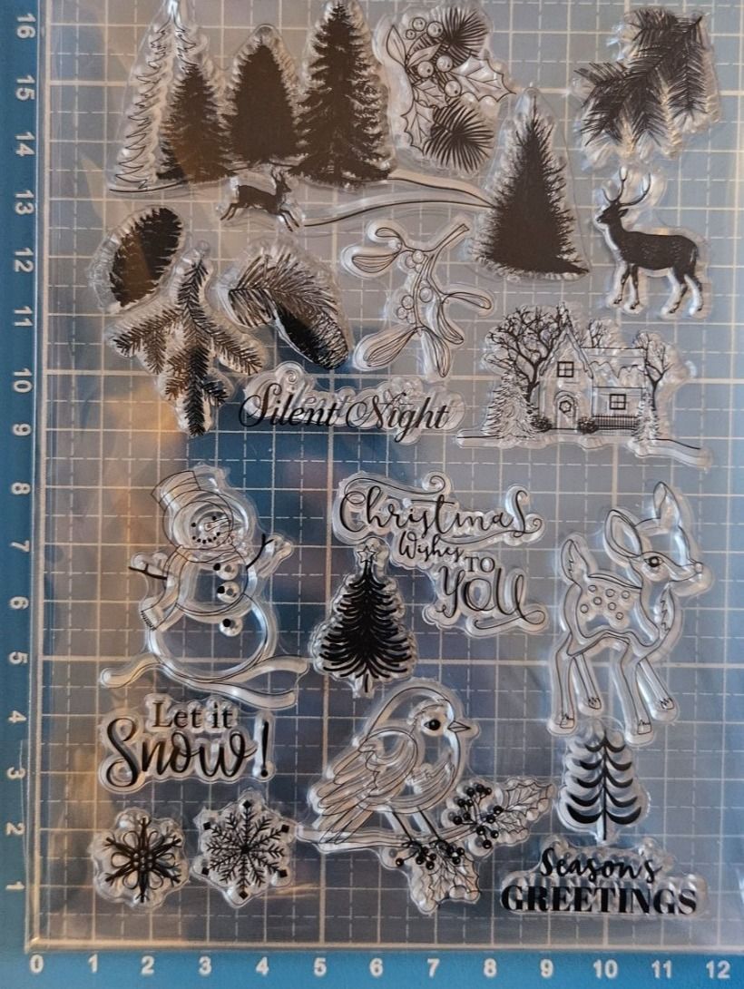Timbri: Silikonstempel Nr.528, Weihnachten – Nuovo e nell'imballaggio originale da Gretzenbach venduto da Fliegepilz56 1