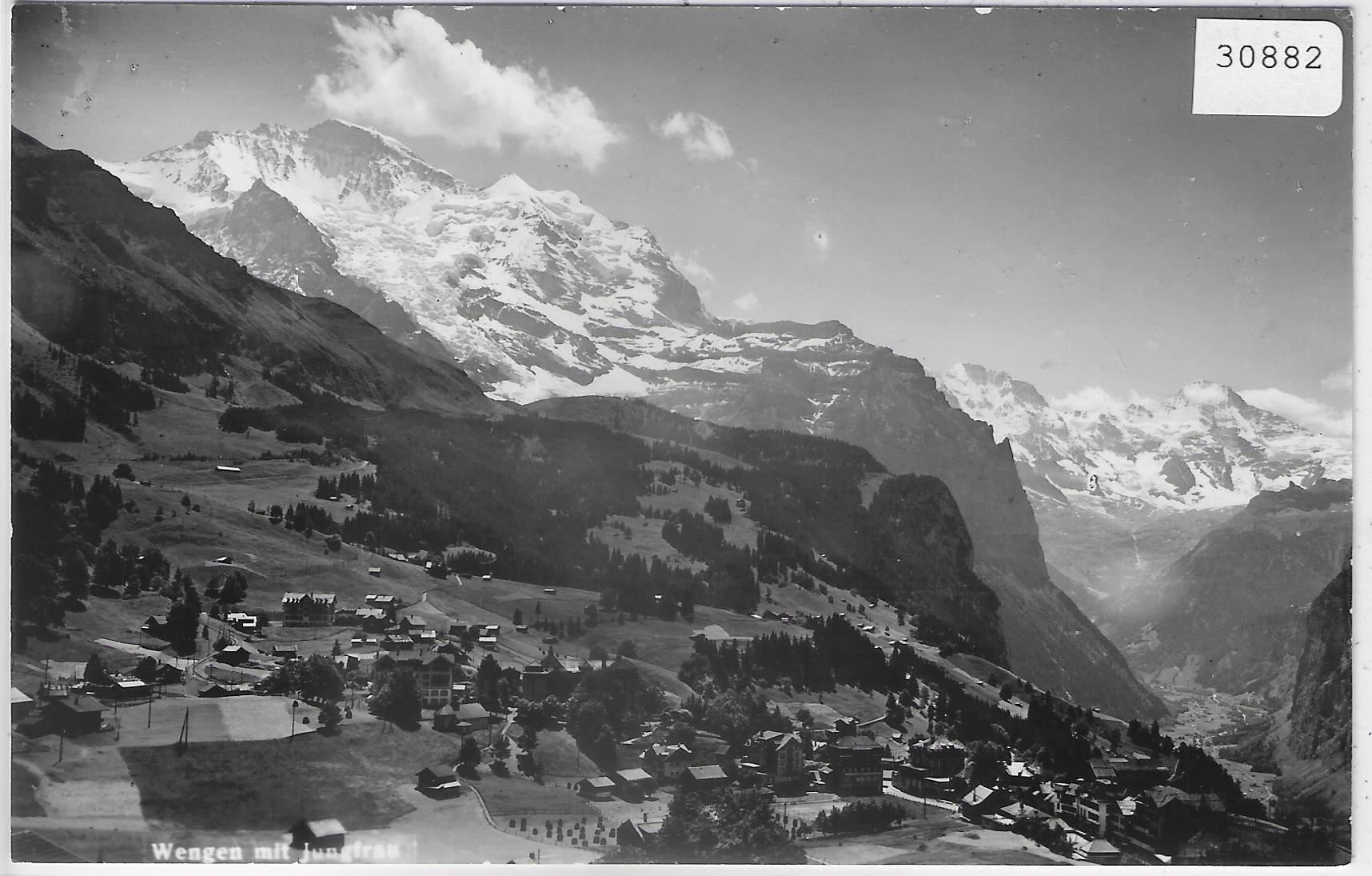 Cartoline postali: Wengen - Generalansicht – Usato da Ettingen venduto da Kartenplanet