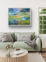 Gemälde auf Leinwand 100x80cm, goldenen Unikat!!!