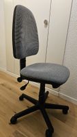 Bürostuhl Grau, Drehkreuz mit Rollen