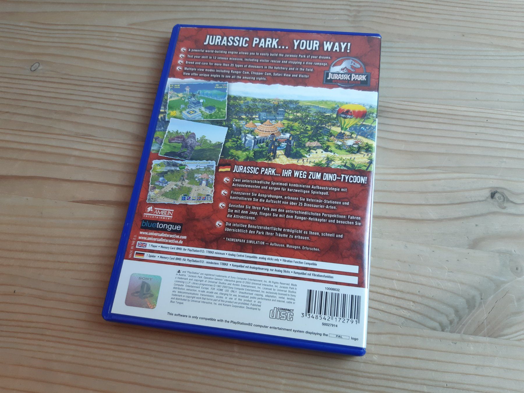 Sony Spiele: Jurassic Park Operation Genesis PS2 – Gebraucht aus Welschenrohr von  2