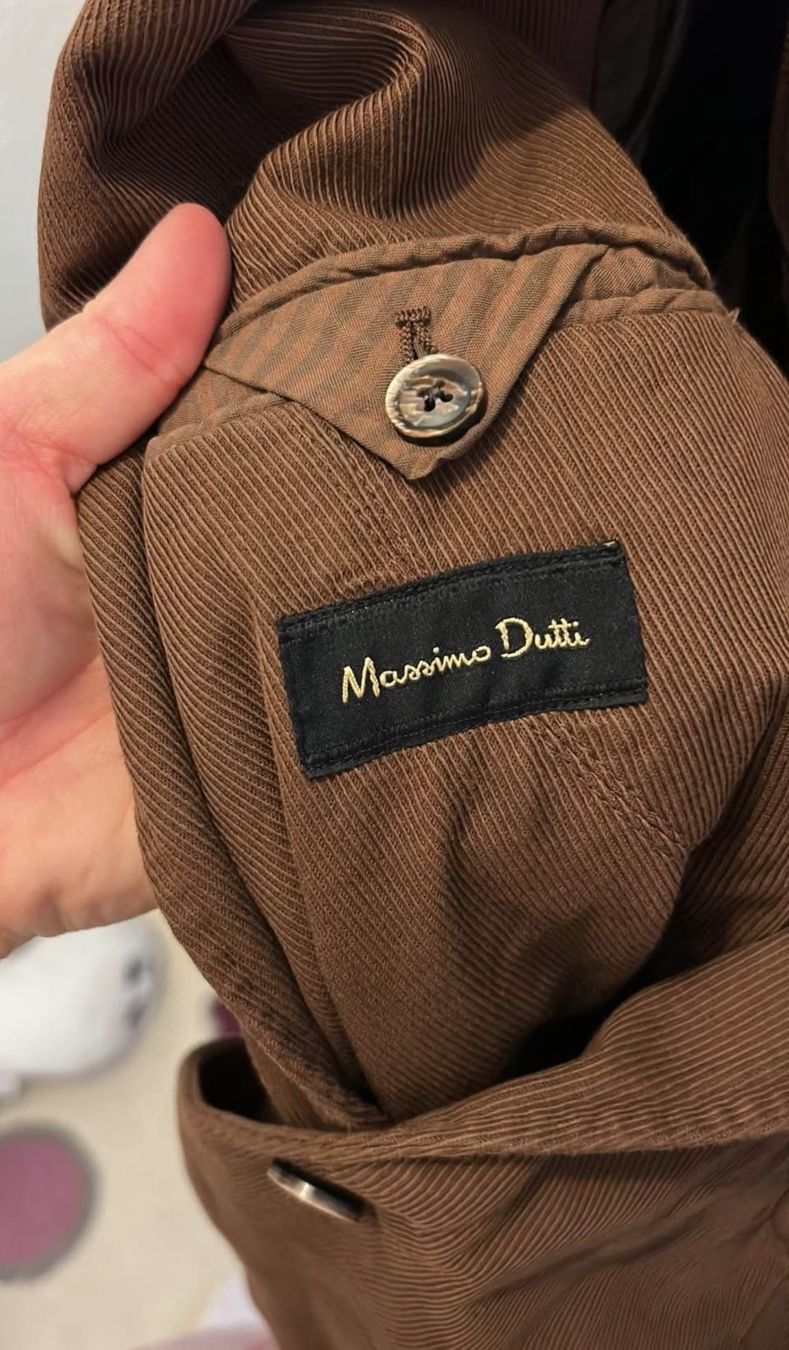 Massimo Dutti Jacken: Giacca unisex Massimo Dutti marrone taglia 48 cotone fine – Gebraucht aus Oberbuchsiten von xhe_l69l 1
