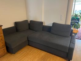 Ecksofa mit Schlaffunktion und Stauraum gebraucht