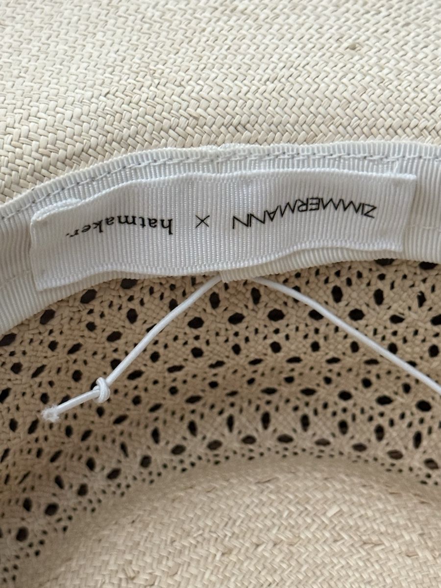 Zimmermann Chapeaux, bonnets & casquettes: Hatmaker x Zimmermann straw hat size S natural – Neuf (Voir description) à Pfäffikon SZ par NicMarKom 1