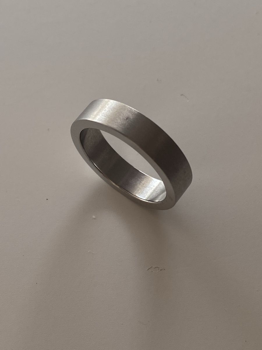 Anelli: XENOX Edelstahl Silberne Band Ring – Nuovo (secondo la descrizione) da Givisiez venduto da dor_xb9k 1
