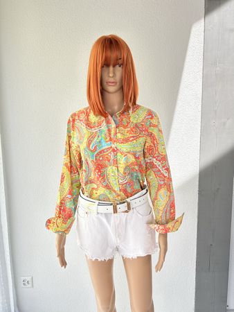 Vintage Ralph Lauren paisley print shirt, size M. Wow!