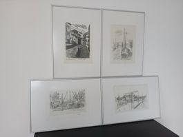zeichnungen gerahmt original Rico Bernasconi