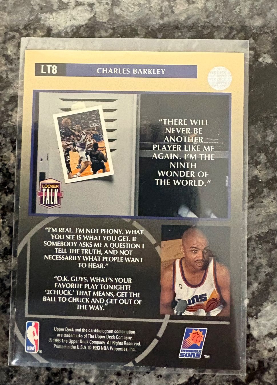 Nba Sammelbilder & Trading cards: NBA Charles Barkley Upper Deck Locker Talk Card – Neu (gemäss Beschreibung) aus Muttenz von joba23 1