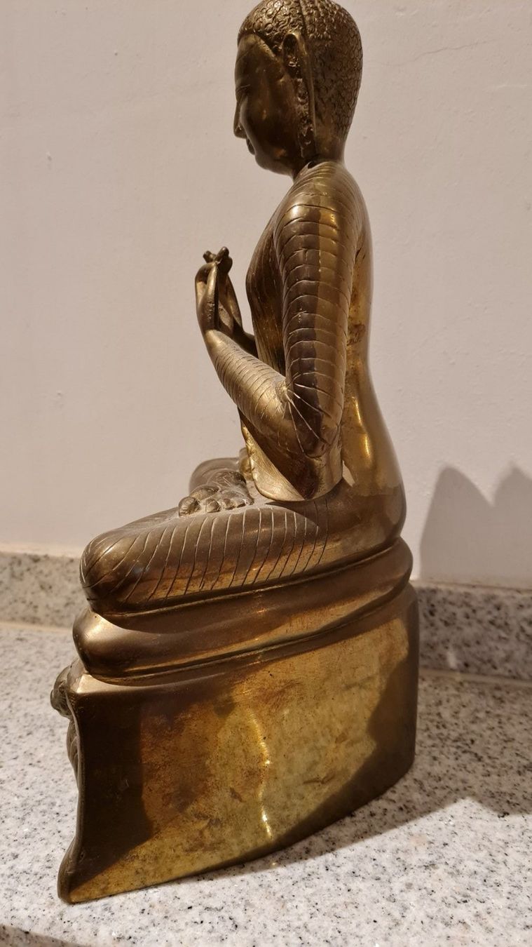 Figuren: Sehr schöner Buddha Messing 36 cm hoch – Gebraucht aus Aesch BL von Bluefox5 1