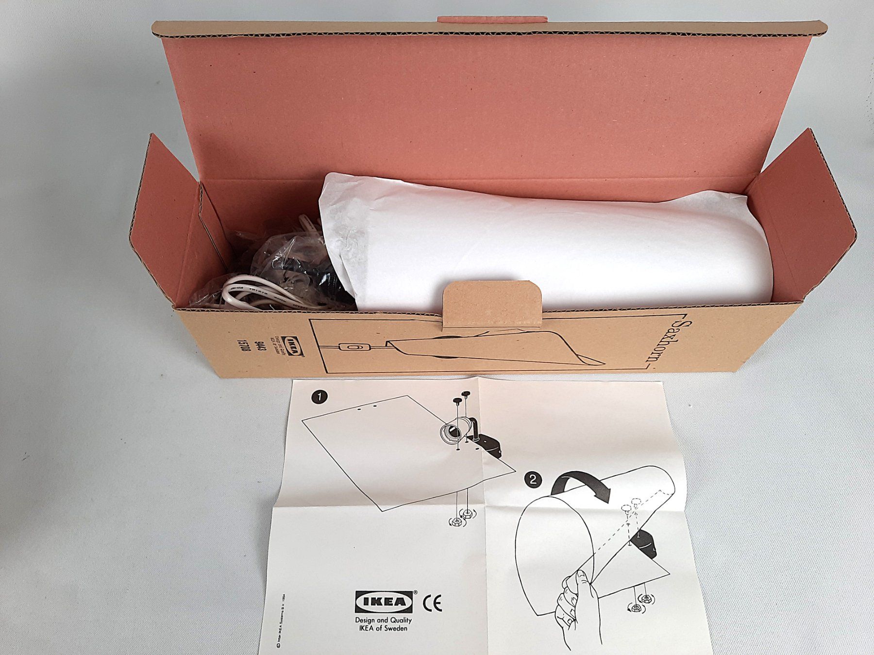 Ikea Lampade: IKEA SAXHORN Wandlampe – Nuovo (secondo la descrizione) da Beinwil am See venduto da Restwert_Beinwil 5