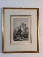 The Castle of Lausanne – Stahlstich nach W. H. Bartlett