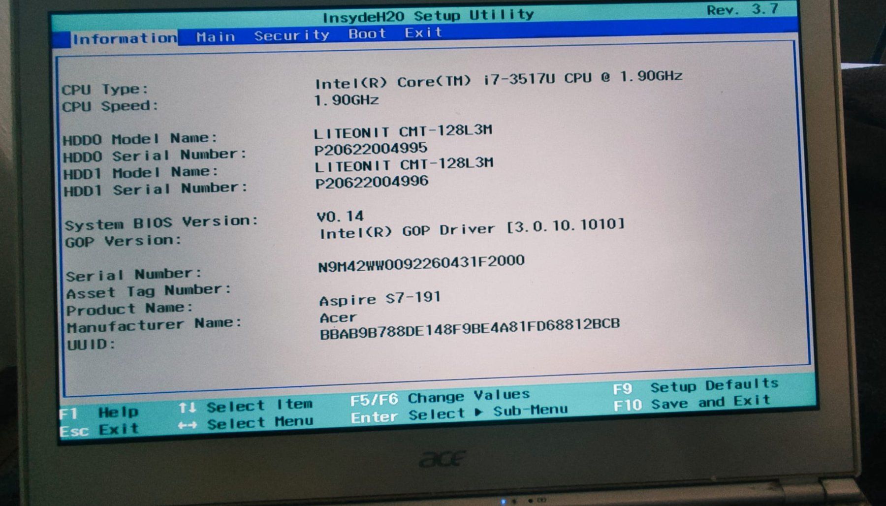 Acer Notebook: Acer Aspire S7  Ab 1 CH – Usato da Lugano venduto da Arkangel047 3