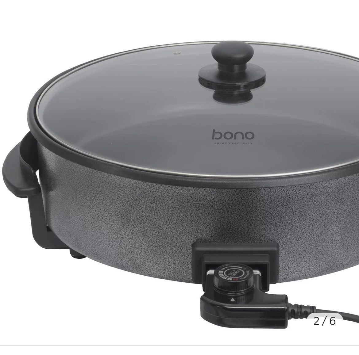 Pfannen: Bono Elektrische Pfanne Mit Glasdeckel – Neu und originalverpackt aus Zürich von haschmet 1