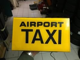 Taxi Leuchte Taxi Schild Taxi Tafel Taxi Beschriftung