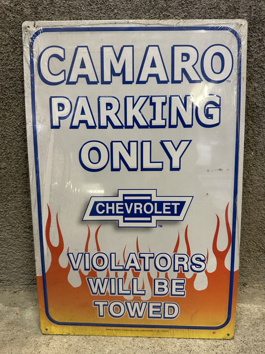 Ecriteaux: Chevrolet camaro parking only – Neuf (Voir description) à Reinach AG par rares75