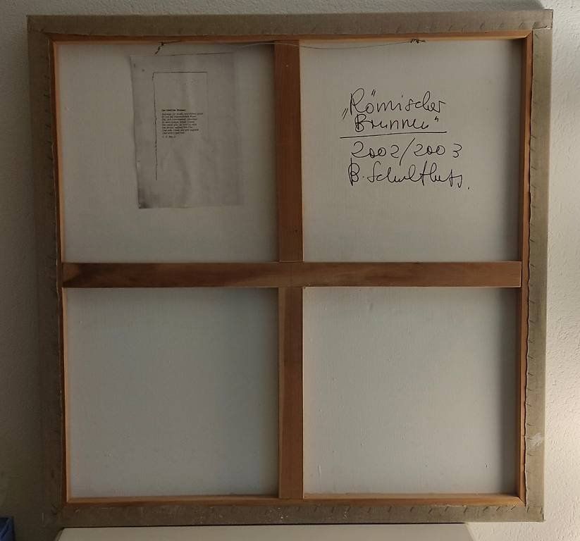 Dipinti: Gemälde Röm. Brunnen Benno Schulthess – Usato da Werdenberg venduto da boughtandsold 1