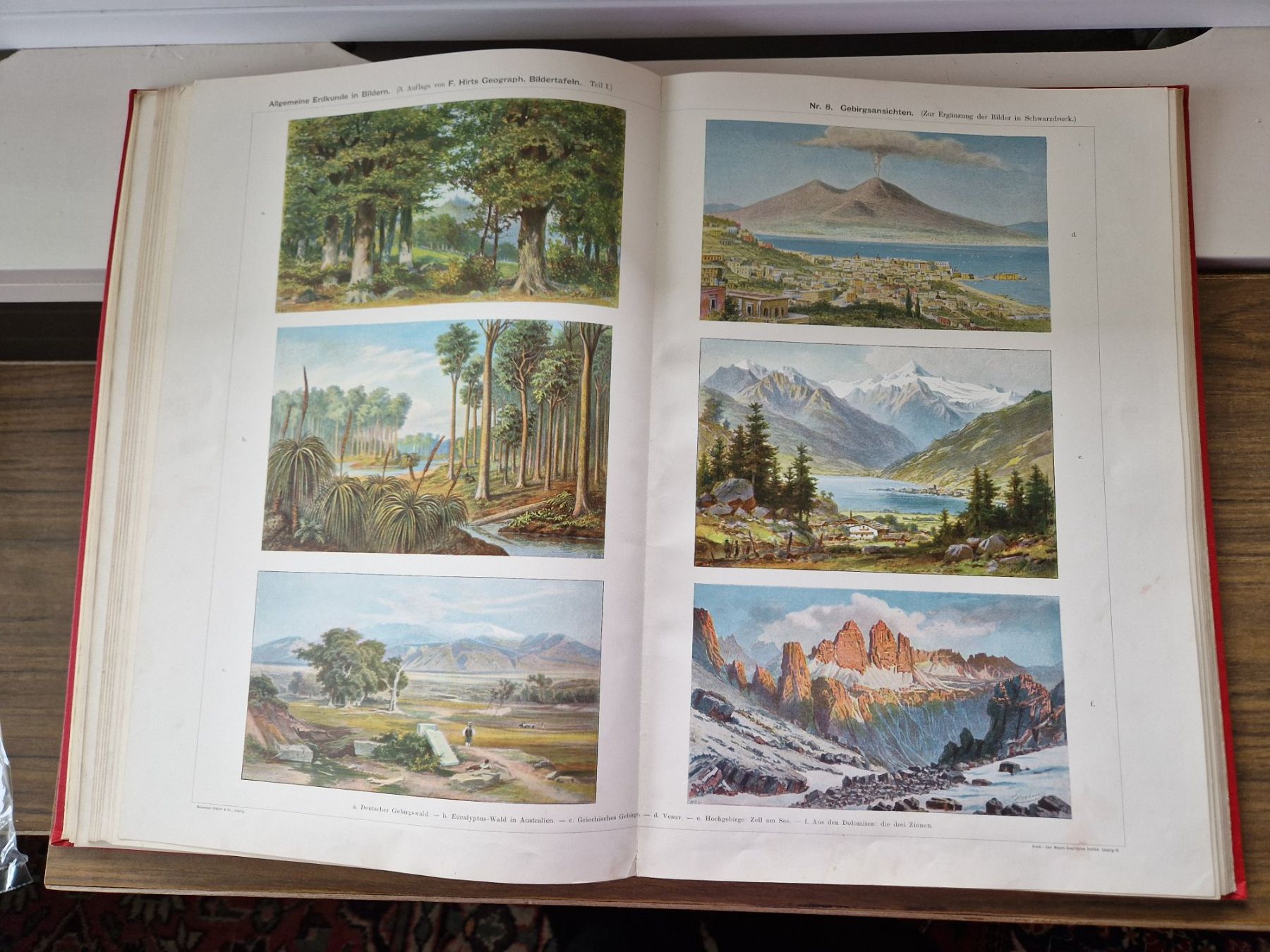 Libri: Allgemeine Erdkunde in Bildern 1890 – Usato da Mörschwil venduto da antiksalon21 6