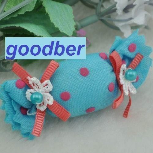 Accessori per capelli: Applique BONBON  5.5 cm BLEU – Nuovo e nell'imballaggio originale da St-Imier venduto da goodber