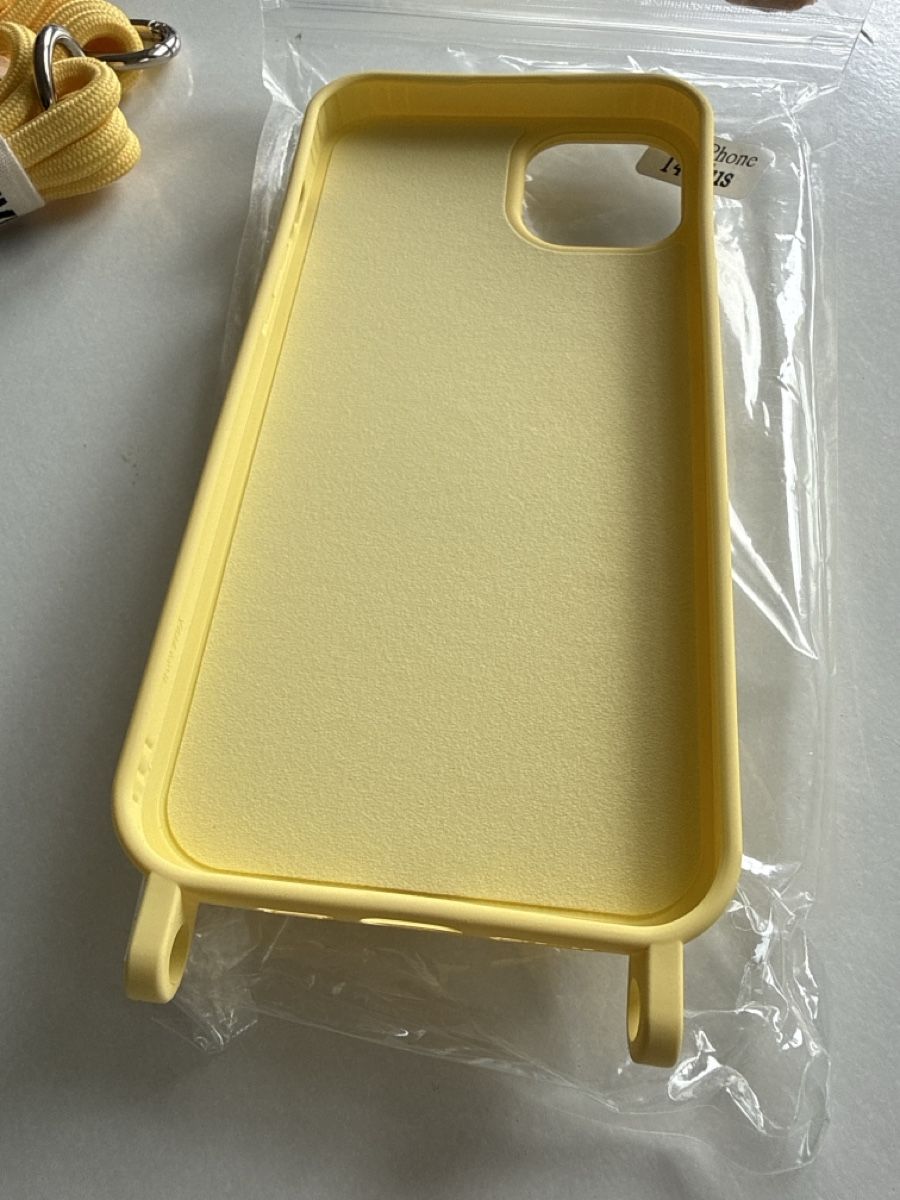 Apple Cover & Protezioni schermo: iPhone 14 Plus case yellow with lanyard new – Nuovo e nell'imballaggio originale da Wallbach venduto da Nenex 2