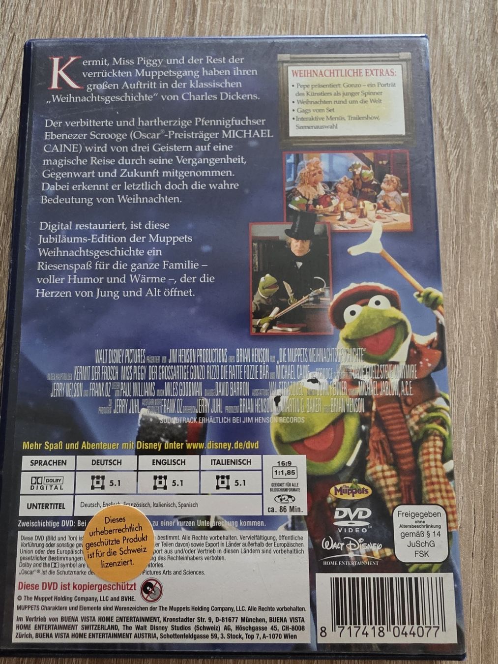Alle DVDs: Die Muppets Weihnachtsgeschichte Jubiläums Edition DVD – Gebraucht aus Zürich von P-editon 1