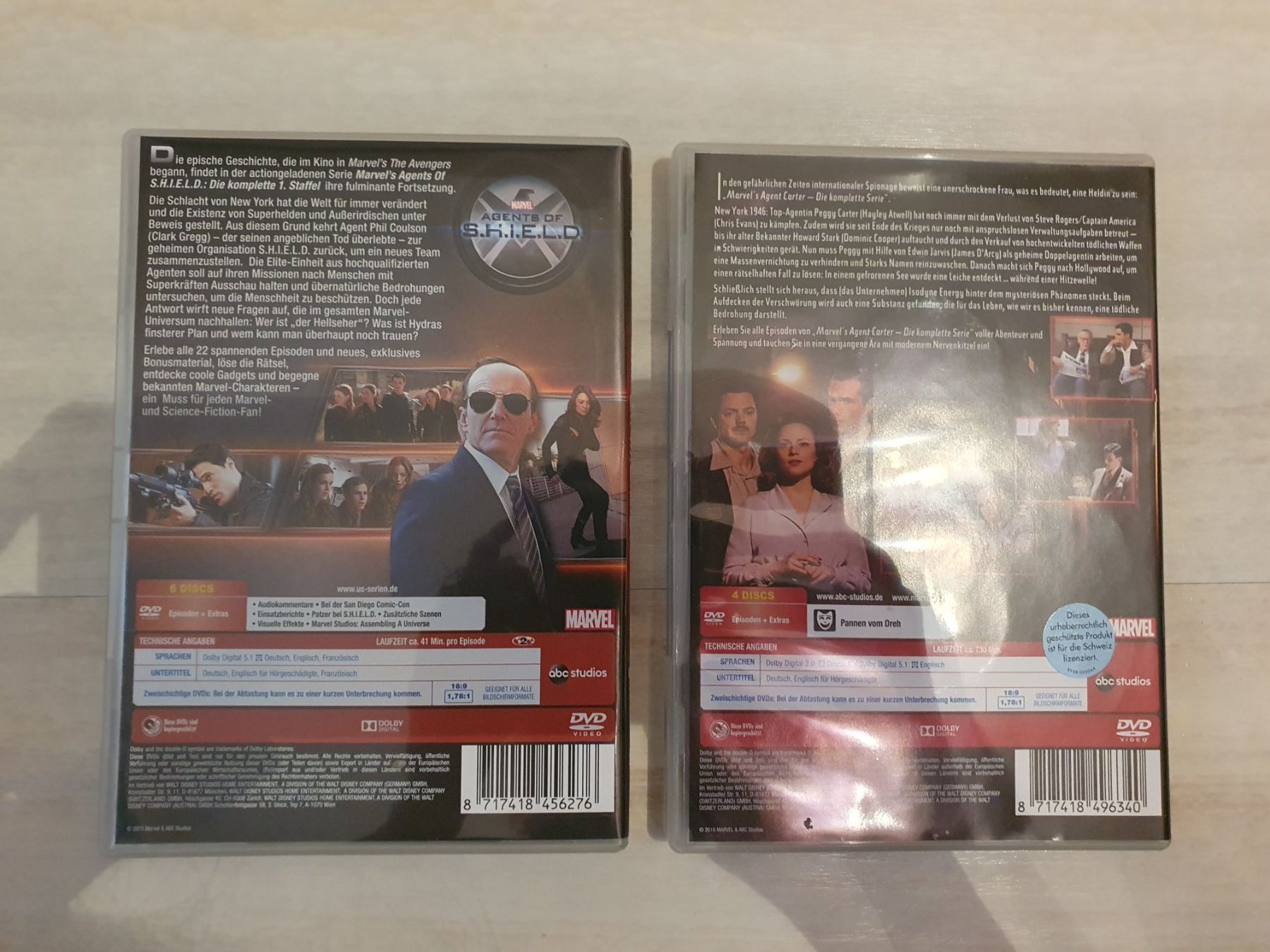 Tutti i DVDs: Agents of Shield + Agent Carter Staffel 1 DVD – Usato da Weiningen ZH venduto da jet_qh2c 1