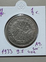 GB - 1/2 couronne - 1933 - Georges 5 - AG 