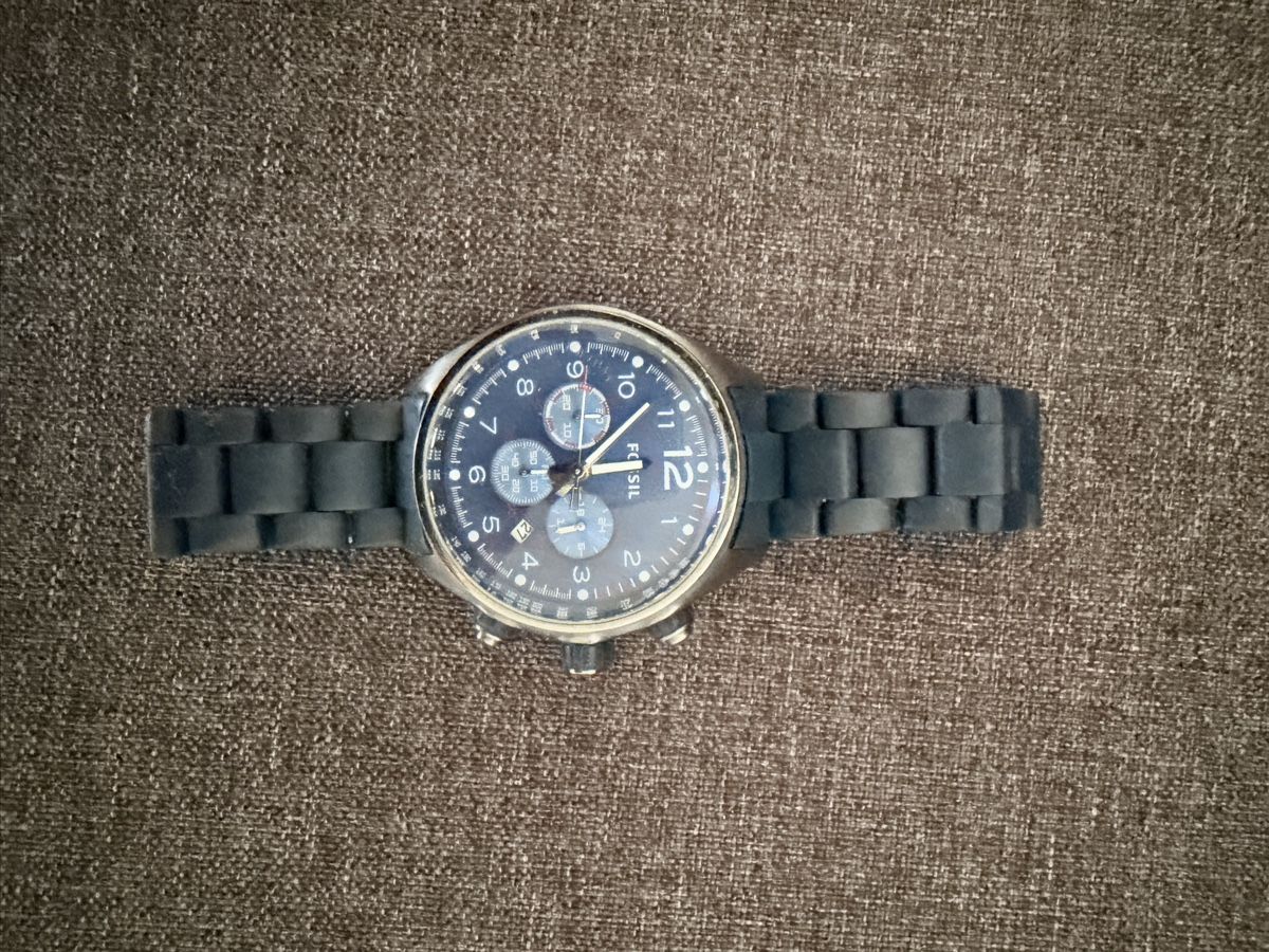 Fossil Uhren: Fossil Chronograph Blue Dial Men's Watch Used – Gebraucht aus Bern von ogu_r9nt 2