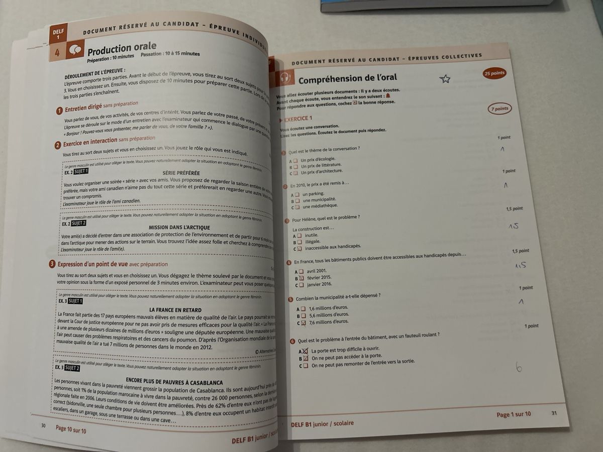 Libri: 100% Delf B1 scolaire et junior – Usato da Alterswil FR venduto da kat_cfw8 1