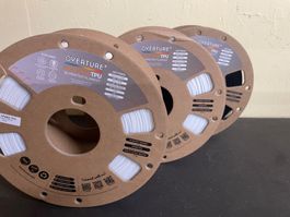 3k Filamento Overture High Speed TPU 1.75mm bianco e nero