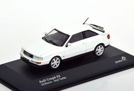 Audi Coupé S2 B3 1990-1996 weiss / schwarz   1:43 von Solido