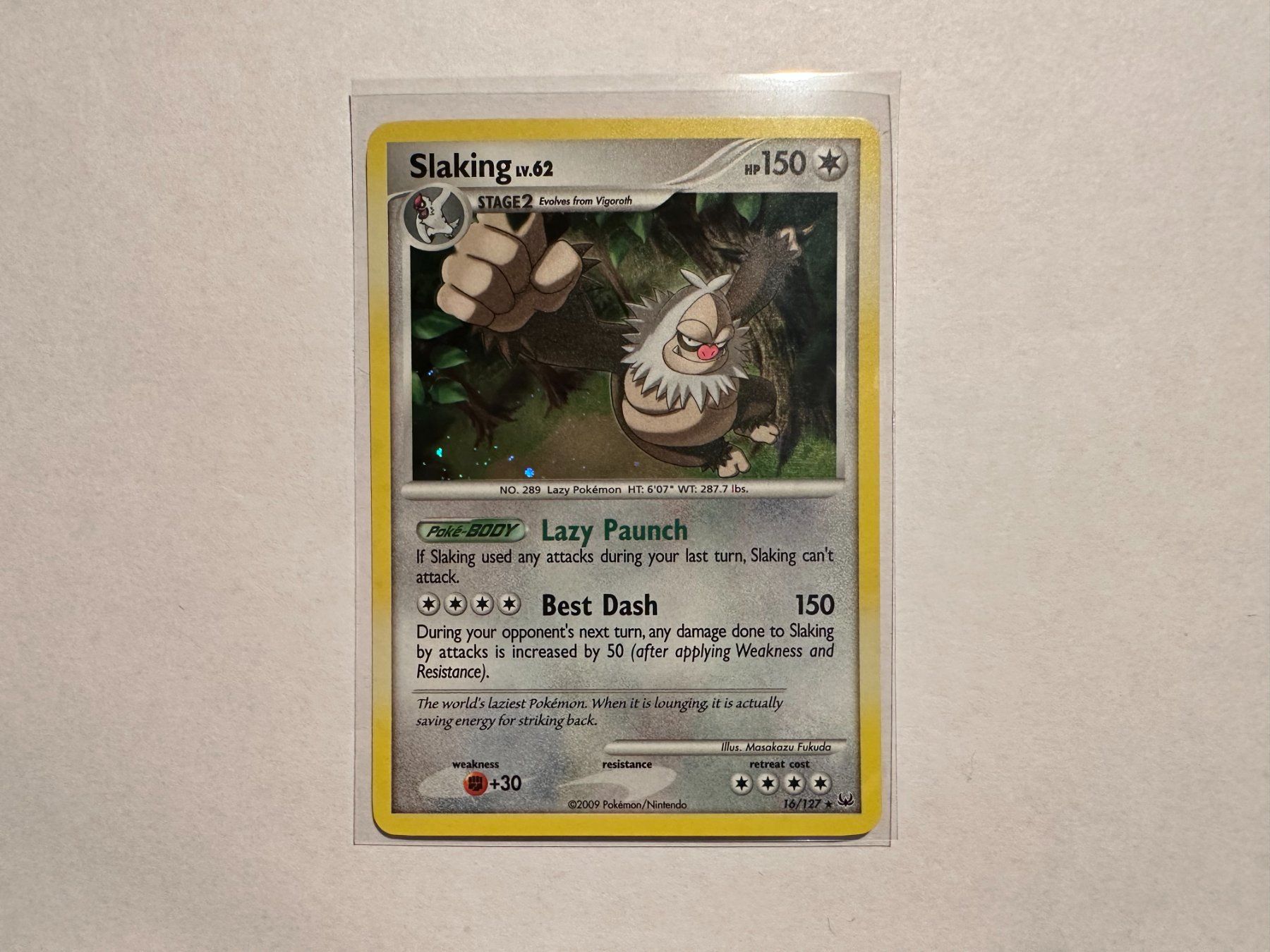 Pokémon Carte collezionabili: Slaking holo Platinum Base EN – Usato da Hagendorn venduto da Pokecollectorch