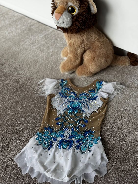 IBAKOM Gymnastikanzug Damen - Durchsichtige Ärmel Mit Pailletten Für Tanz & Ballett