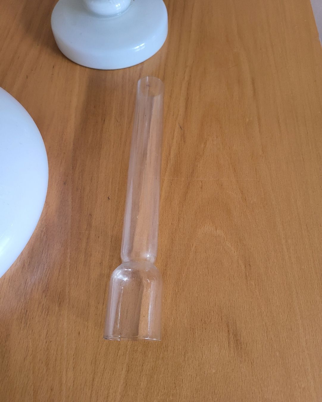 Lampade: Petroleum Lampe weiss Glas – Nuovo (secondo la descrizione) da Binningen venduto da Hofka64 3